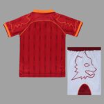 AS Roma 1999-00 Home Retro Kids Kit - Image 2