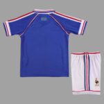 France 1998 FIFA World Cup Home Retro Kids Kit - Image 2