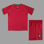 Portugal 2006 FIFA World Cup Home Retro Kids Kit - Image 2