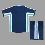 Argentina 1998 FIFA World Cup Away Retro Kids Kit - Image 2