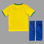 Brazil 1970 FIFA World Cup Home Retro Kids Kit - Image 2
