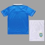 Brazil 1996 Away Retro Kids Kit - Image 2