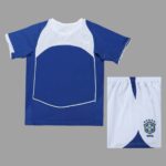 Brazil 2004 Away Retro Kids Kit - Image 2