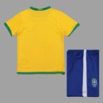 Brazil 2006 FIFA World Cup Home Retro Kids Kit - Image 2