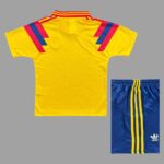 Colombia 1990 FIFA World Cup Home Retro Kids Kit - Image 2