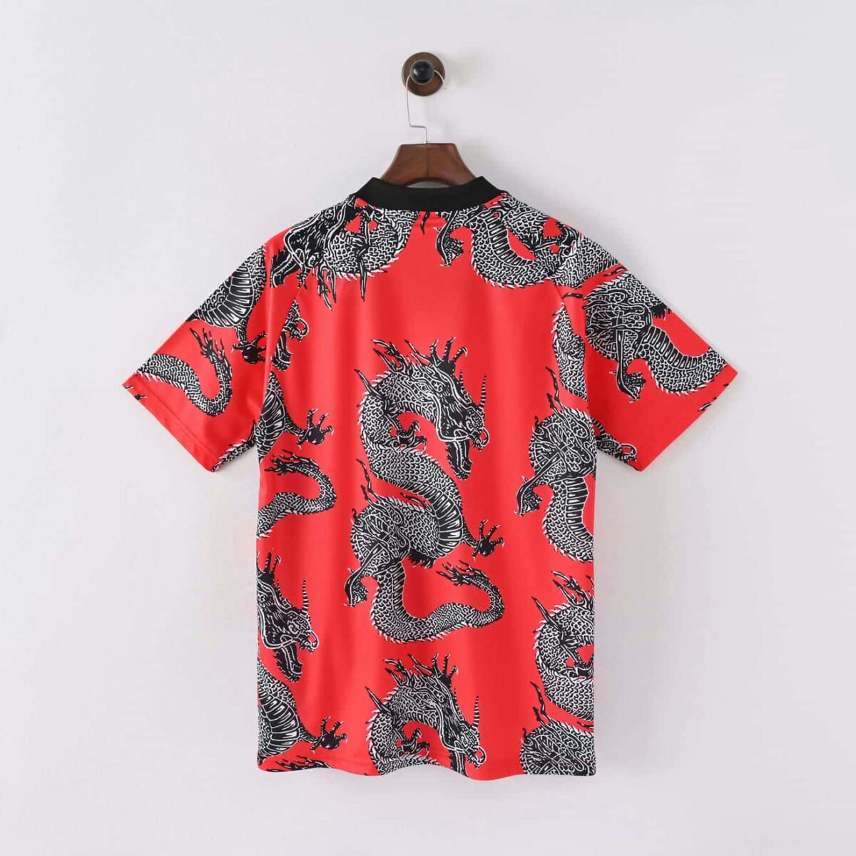 Manchester United 2019-20 Chinese New Year Red Dragon Special Edition Retro Jersey - Image 3