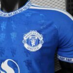 Manchester United 2026-27 Blue Monogram Special Edition Jersey Player Version - Image 3