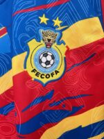 DR Congo 2026 FIFA World Cup Blue-Red-Yellow Brushstroke Special Edition Jersey - Image 3