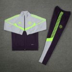 Bayern Munich 2024-25 Grey-Purple Jacket Tracksuit - Image 3