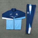 Olympique de Marseille 2024-25 Blue Jacket Tracksuit - Image 3