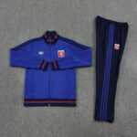 Olympique Lyonnais 2025-26 Royal Blue Jacket Tracksuit - Image 3