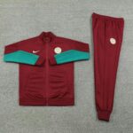 PSG 2024-25 Burgundy Jacket Tracksuit - Image 3