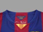 Barcelona 2014-15 Home Long Sleeve Retro Kids Kit - Image 3