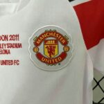 Manchester United 2010-11 Away Champions League Retro Kids Kit - Image 3