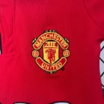 Manchester United 1998-99 Home Retro Kids Kit - Image 3