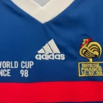 France 1998 FIFA World Cup Away Retro Kids Kit - Image 3