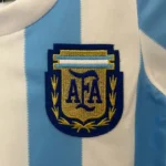 Argentina 1986 FIFA World Cup Home Retro Kids Kit - Image 3
