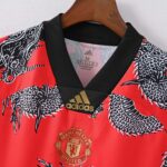 Manchester United 2019-20 Chinese New Year Red Dragon Special Edition Retro Jersey - Image 4