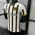 Boca Juniors 2026-27 White-Black-Gold Striped Special Edition Jersey Player Version - Image 4