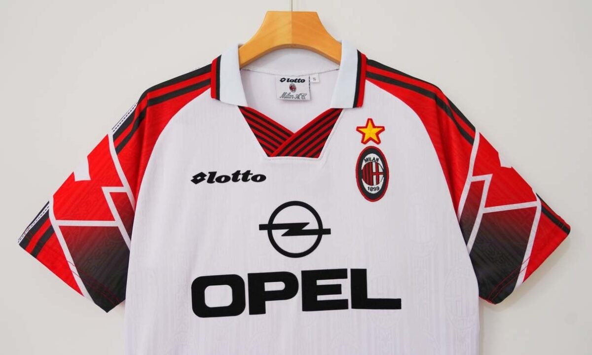 AC Milan 1997-98 White Special Edition Retro Jersey - Image 4