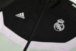 Real Madrid 2024-25 Black-Green Jacket Tracksuit - Image 4