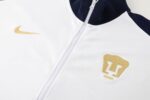 UNAM Pumas 2024-25 White-Blue Jacket Tracksuit - Image 4