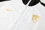 UNAM Pumas 2024-25 White-Black Jacket Tracksuit - Image 4