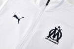 Olympique de Marseille 2024-25 White Jacket Tracksuit - Image 4