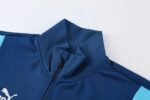 Olympique de Marseille Royal Blue-Sky Blue Jacket Tracksuit - Image 4