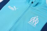 Olympique de Marseille Sky Blue Jacket Tracksuit - Image 4