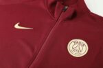 PSG 2024-25 Burgundy Jacket Tracksuit - Image 4