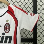 AC Milan 2006-07 Away Champions League Retro Kids Kit - Image 4