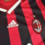 AC Milan 2009-10 Home Long Sleeve Retro Kids Kit - Image 4