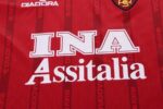 AS Roma 1999-00 Home Retro Kids Kit - Image 4