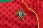 Portugal 2004 Home Long Sleeve Retro Kids Kit - Image 4