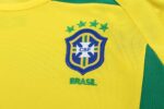 Brazil 2002 FIFA World Cup Home Long Sleeve Retro Kids Kit - Image 4