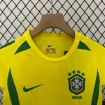 Brazil 2002 FIFA World Cup Home Retro Kids Kit - Image 4
