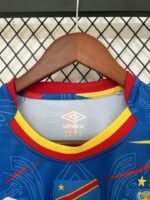 DR Congo 2026 FIFA World Cup Blue-Red-Yellow Brushstroke Special Edition Jersey - Image 5
