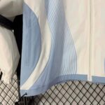 Argentina 2026 White-Light Blue Geometric Track Jacket - Image 5