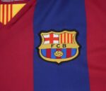 Barcelona 2014-15 Home Long Sleeve Retro Kids Kit - Image 5