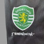 Sporting Lisbon 2002-03 Home Long Sleeve Retro Kids Kit - Image 5
