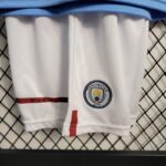 Manchester City 2022-23 Home Retro Kids Kit - Image 5