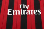 AC Milan 2013-14 Home Long Sleeve Retro Kids Kit - Image 5