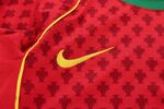 Portugal 2004 Home Long Sleeve Retro Kids Kit - Image 5