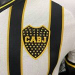 Boca Juniors 2026-27 White-Black-Gold Striped Special Edition Jersey Player Version - Image 6