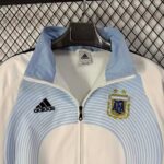 Argentina 2026 White-Light Blue Geometric Track Jacket - Image 6