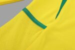 Brazil 2002 FIFA World Cup Home Long Sleeve Retro Kids Kit - Image 6