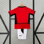 Manchester United 2002-04 Home Retro Kids Kit - Image 6