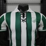 Al-Ittihad 2026-27 Green-White Striped Lace-Up Special Edition Jersey Player Version - Image 7