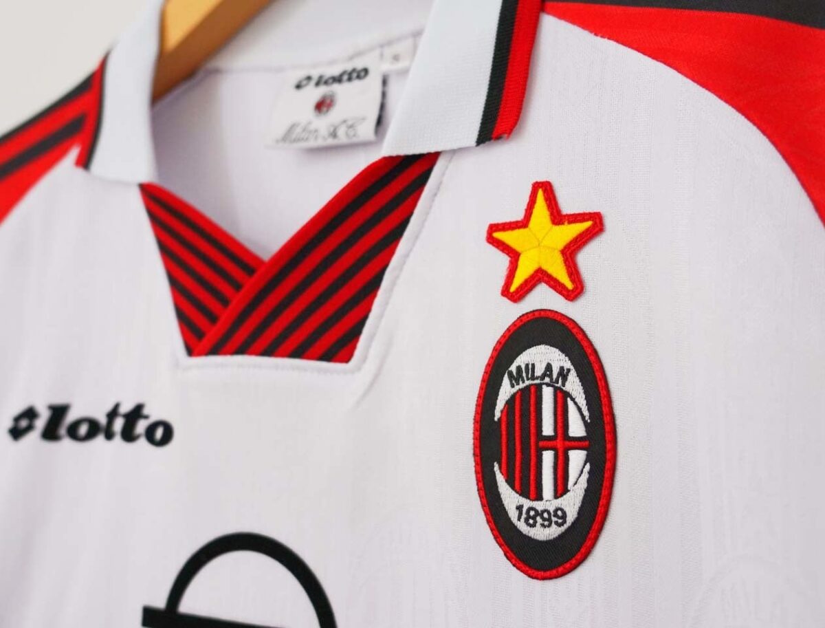 AC Milan 1997-98 White Special Edition Retro Jersey - Image 7